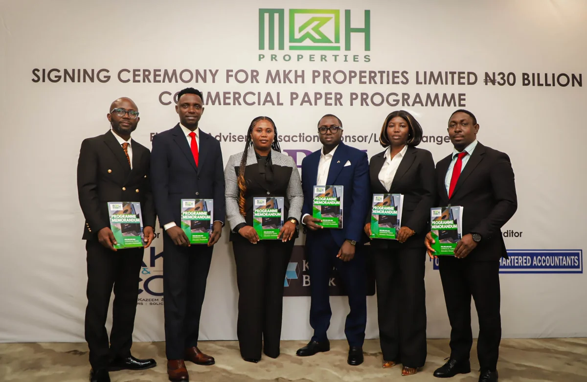 MKH Properties Raises ₦10bn Through Commercial Paper Programme to Fund Property Expansion